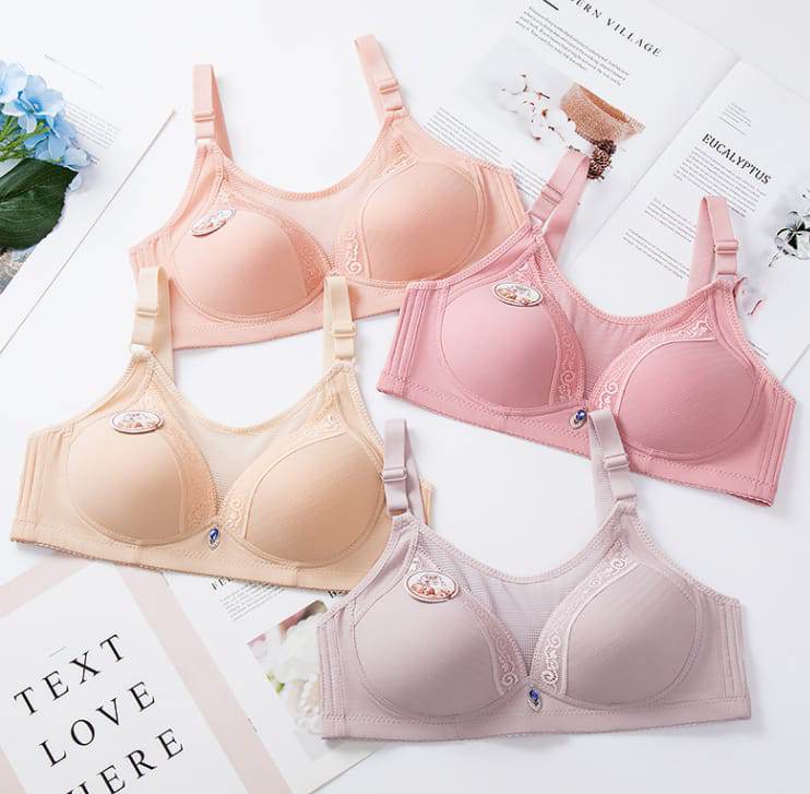 Women’s Wireless Full Coverage Bra – Soft Padded Everyday Support Bra