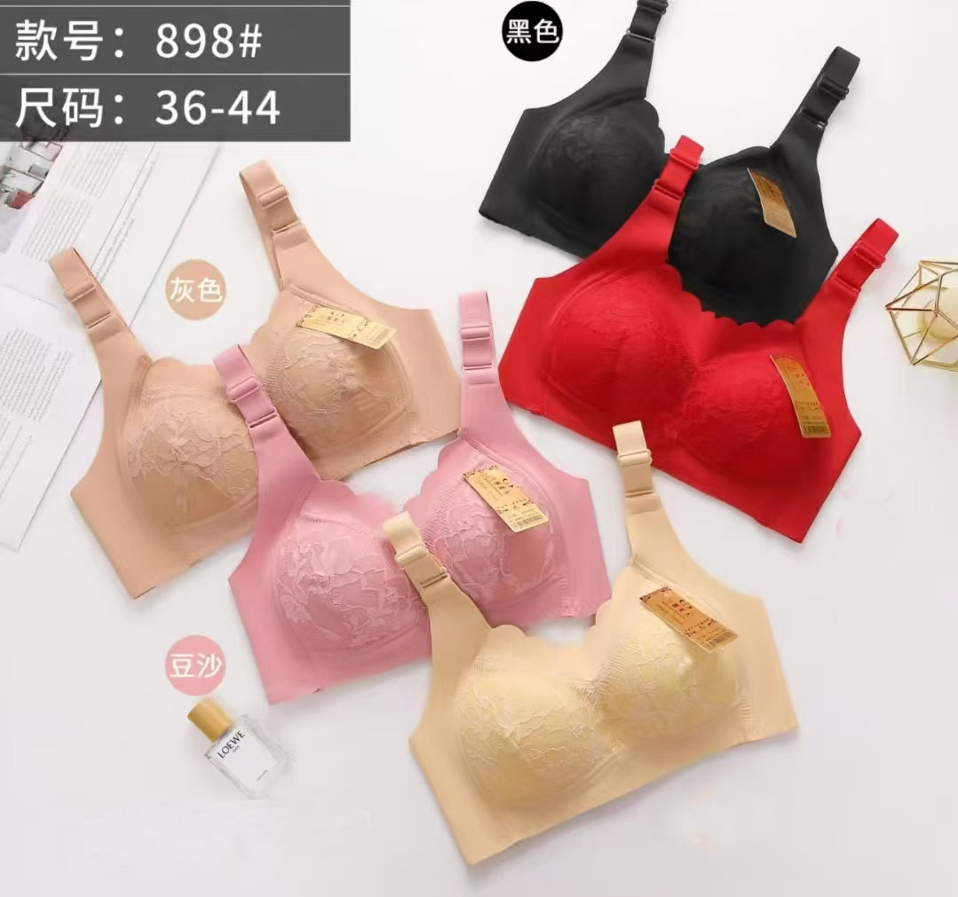 Women’s Full Coverage Lace Bra – Wire-Free Comfort Support Bra