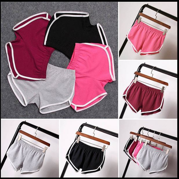 Women’s Cotton Dolphin Shorts – Casual Sports Running & Lounge Shorts