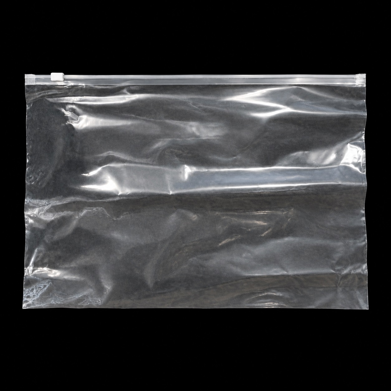 Transparent Slider Zipper Poly Bag – 13 Wide × 9 High