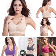 Women’s Front Closure Sports Bra – Wireless Full Coverage Fitness & Everyday Bra