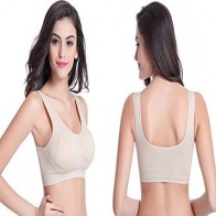Women’s Seamless Comfort Bra – Wireless Soft Padded Everyday Bra