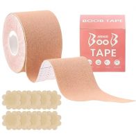 Women’s Breast Lift Tape Roll with Nipple Covers – 5cm × 5m Body Tape