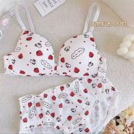 Cute Hello Kitty Printed Bra & Panty Set for Women – Soft & Comfortable Lingerie