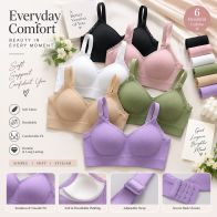 Women’s Seamless Wireless Comfort Bra – Soft Padded Everyday Bralette