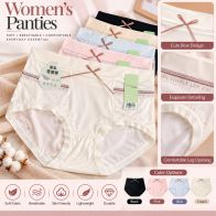 Premium Women’s Soft Cotton Panty – Breathable High Waist Comfortable Everyday Underwear
