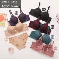 Women’s Floral Lace Bra & Panty Collection – Model 809
