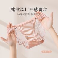 Women’s Floral Lace Panty 548 – Satin Finish Front & Lace Back